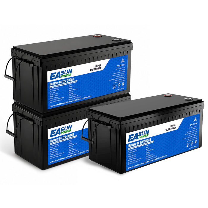 Easun 12V 300Ah LiFePO4 Lithium Battery for RV
