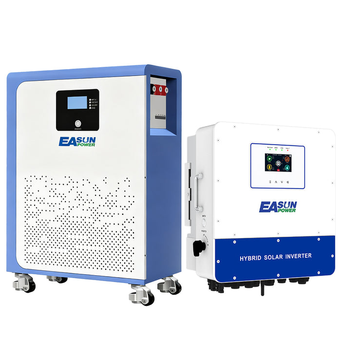 EASUN IP65 6kW Hybrid Solar Inverter 48V Dual MPPT for Home Battery
