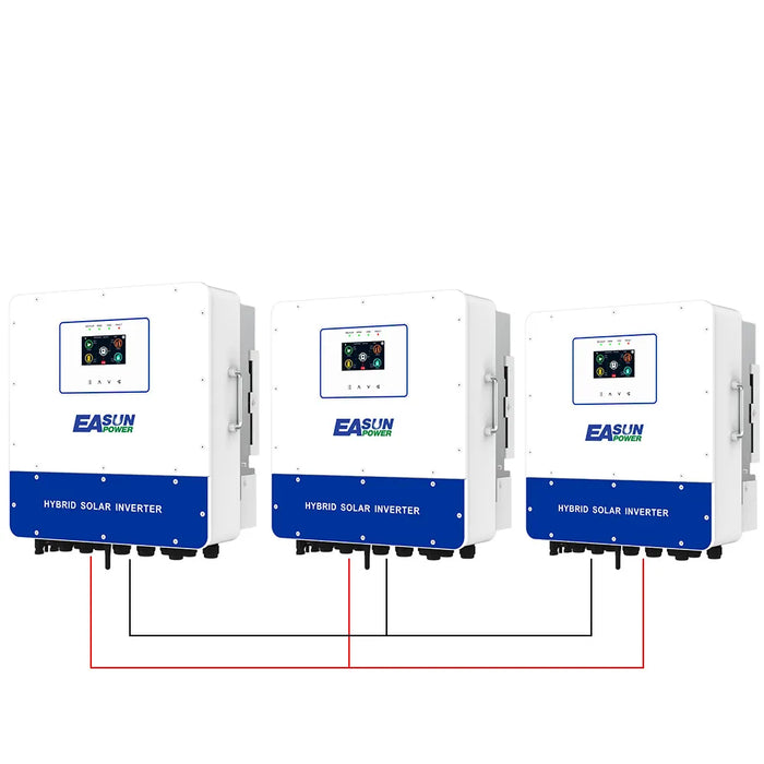 EASUN IP65 6kW Hybrid Solar Inverter 48V Dual MPPT for Home Battery