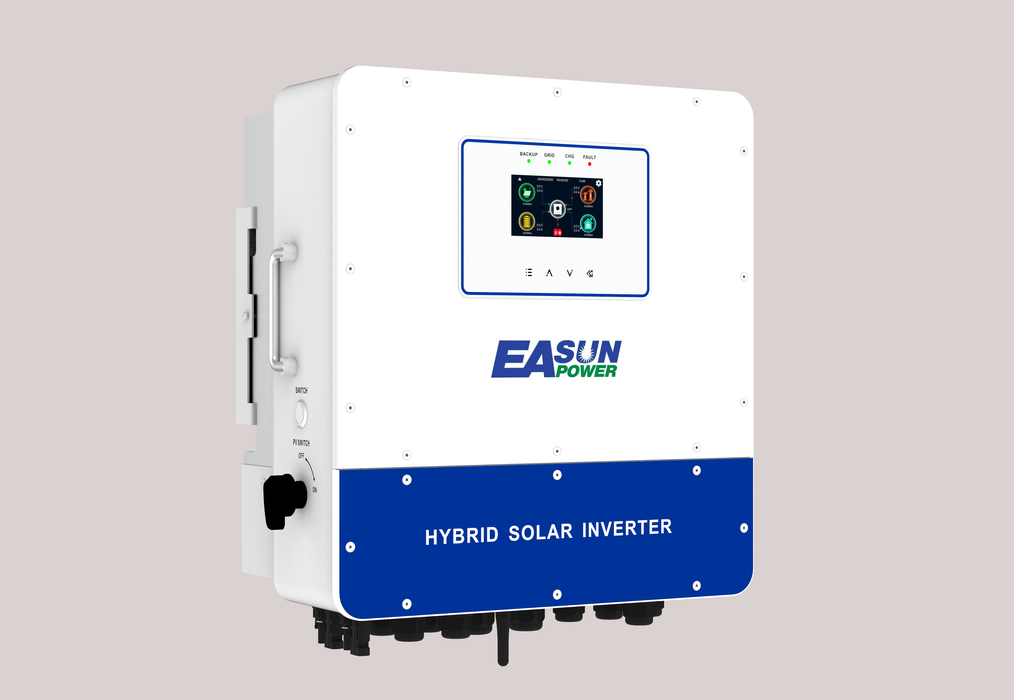 EASUN IP65 6kW Hybrid Solar Inverter 48V Dual MPPT for Home Battery