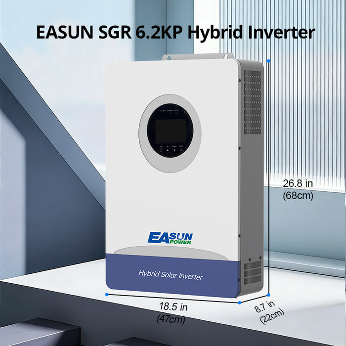 EASUN 12KW 48V Hybrid Solar Inverter with MPPT, Parallel Support and WiFi