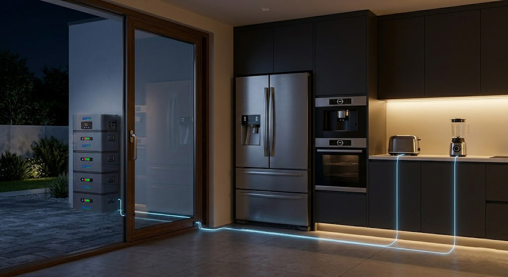 2880Wh LiFePO4 Storage for Day-to-Night Use