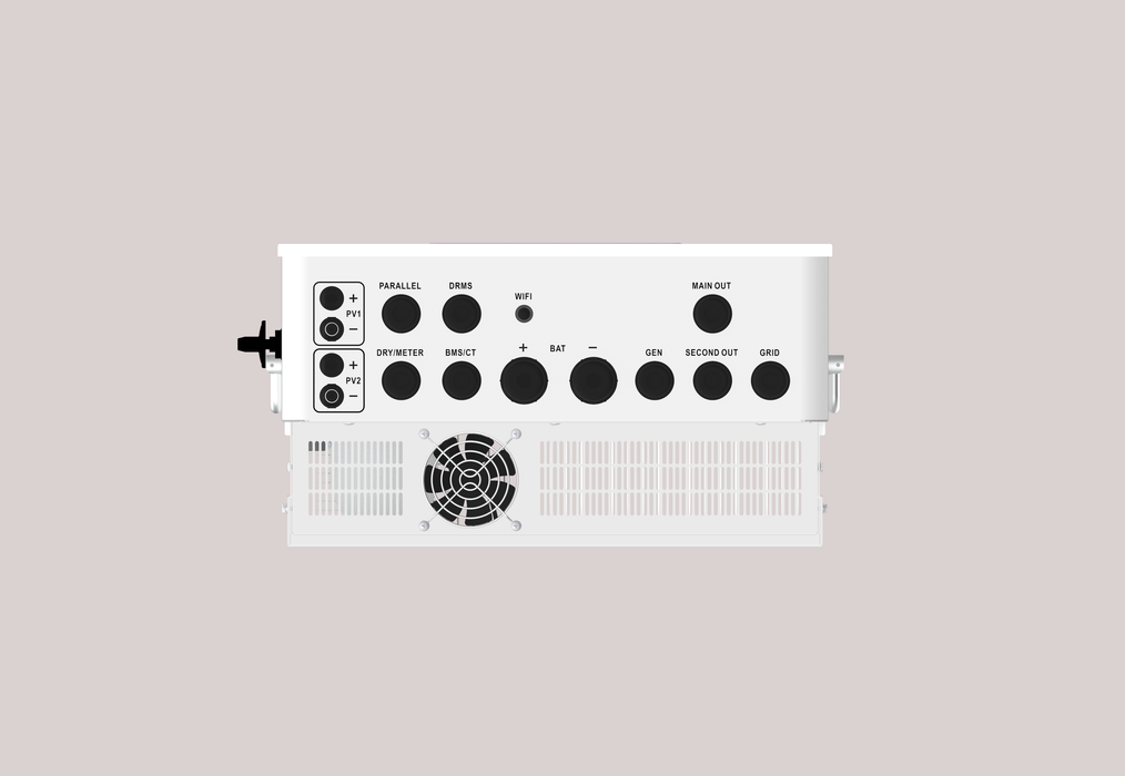 EASUN IP65 6kW Hybrid Solar Inverter 48V Dual MPPT for Home Battery