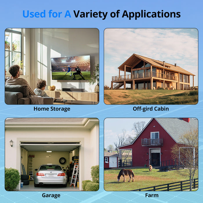 EASUN 6200W 48V Hybrid Solar Inverter with 100A MPPT, Parallel Support and WiFi