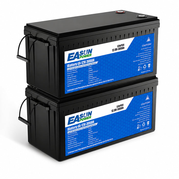 Easun 12V 300Ah LiFePO4 Lithium Battery for RV