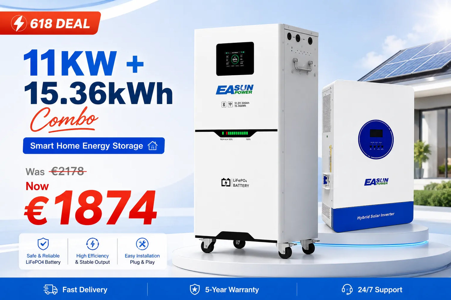 11KW + 15.36kWh Combo