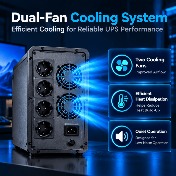 EASUN LiFePO4 UPS Battery Backup – 1000VA/800W & 1500VA/1000W Pure Sine Wave