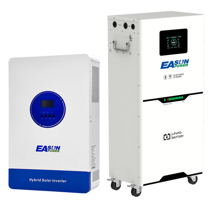 15kWh 48V 300Ah LiFePO4 Home Wall-Mounted Battery – Solar/Backup & Off-Grid | Easunpower