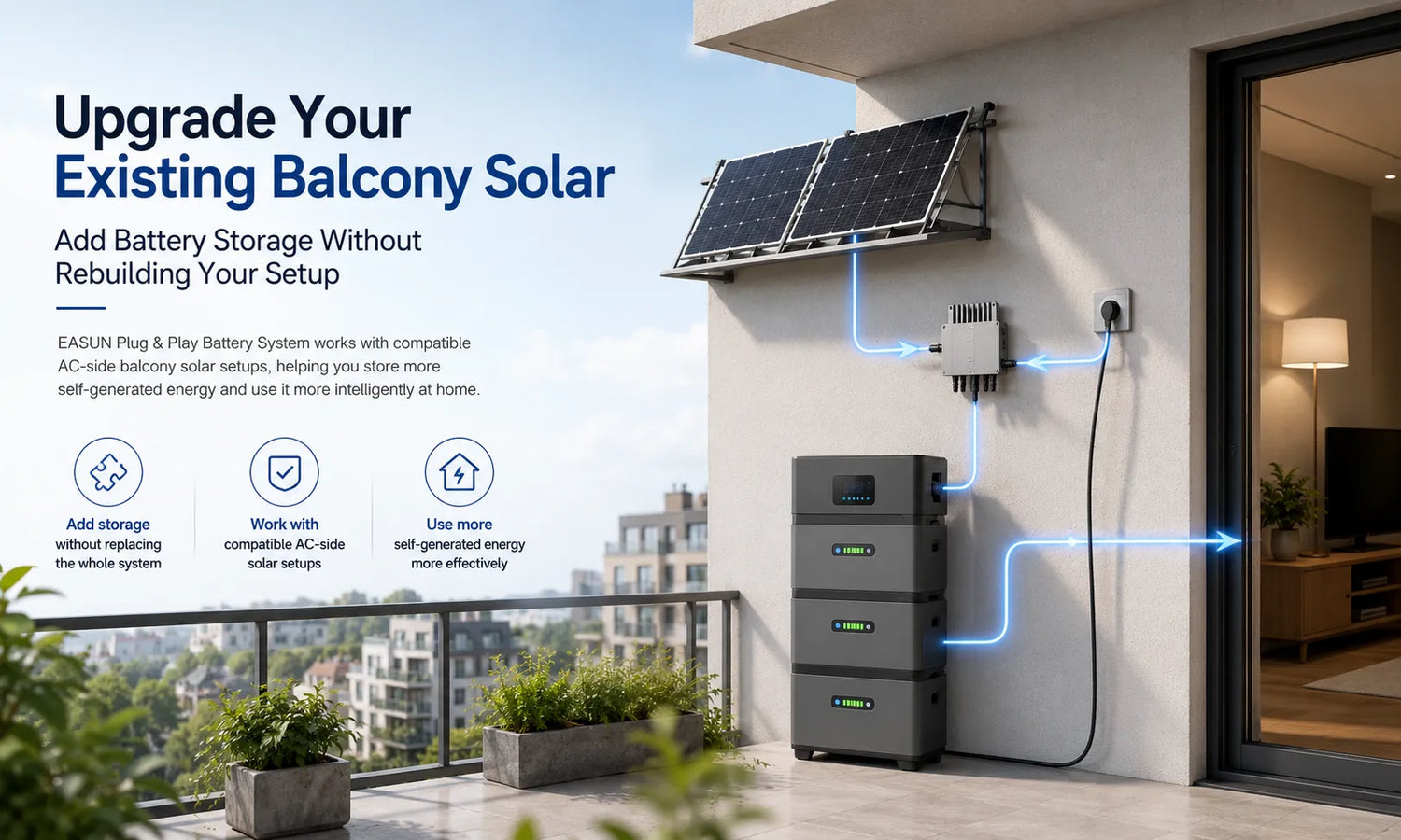 Upgrade Existing Balcony Solar with AC-Coupled Storage